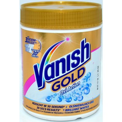 Vanish Gold Oxi Action White odstraňovač skvrn prášek 470 g – Zboží Mobilmania