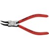 Kleště kulaté Knipex 44 31 J02 kleště na pojistné kroužky Vhodné pro (kleště na pojistné kroužky) vnitřní kroužky 8-13 mm Tvar hrotu zahnutý o 45°