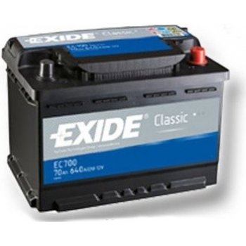 Exide Classic 12V 55Ah 460A EC550