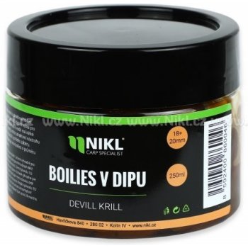 Karel Nikl boilies V Dipu 250g 18+20mm devill krill