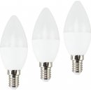 Solight žárovka LED E14 6W teplá bílá ECOLUX WZ431-3 3ks