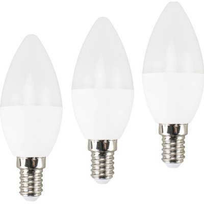Solight žárovka LED E14 6W teplá bílá ECOLUX WZ431-3 3ks – Zbozi.Blesk.cz
