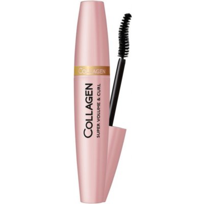 Dermacol Řasenka pro objem a natočení řas Collagen Super Volume & Curl Mascara Black 12 ml