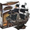 3D puzzle CubicFun 3D puzzle Pirátská loď Queen Anne´s Revenge 155 ks