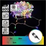 Aigostar LED RGBY Venkovní vánoční řetěz 600xLED/6W/230V 30m IP44 B10303ABLT – Hledejceny.cz