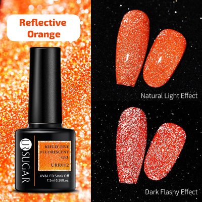 URSugar reflexní UV gel Reflective Orange 7,5 ml