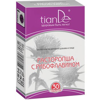 Tiande Ostropestřec s riboflavinem 30 tablet