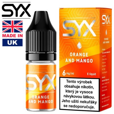 SYX Orange and Mango 10 ml 6 mg – Zboží Dáma