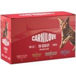 CARNILOVE Cat POUCH GRAVY MULTIPACK 12x 85 g – Hledejceny.cz