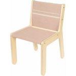 Lorena Canals Vintage Nude dětská židle růžová/přírodní/světlá 31.6 cm, 52.5 cm, 39.7 cm – Zboží Dáma
