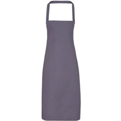 Premier Workwear Zástěra s laclem z biobavlny bez kapsy PR102 Dark Grey Pantone 431 60x87cm – Hledejceny.cz