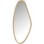 J-Line Zlaté závěsné zrcadlo Absor 73 x 35 cm – Hledejceny.cz