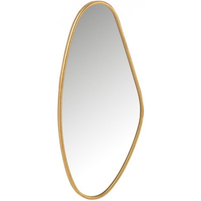 J-Line Zlaté závěsné zrcadlo Absor 73 x 35 cm – Hledejceny.cz