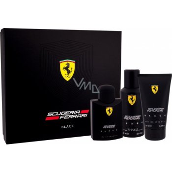 Ferrari Scuderia Ferrari Black EDT 125 ml + deospray 150 ml + sprchový gel 150 ml dárková sada