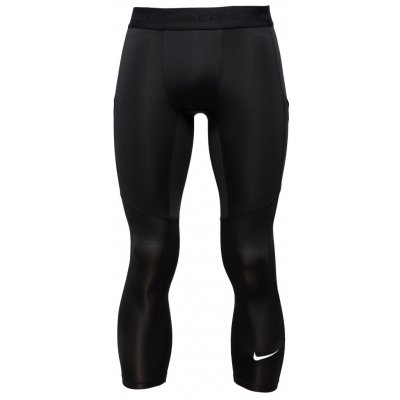 Nike NP DF 3QT TIGHT Černá Bílá – Zboží Dáma
