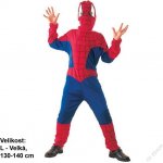 Šaty na karneval kostým Pavoučí hrdina Spiderman 130 - 140 cm – Zboží Mobilmania