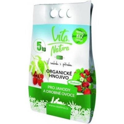 Vita Natura Organické hnojivo pro jahody a drobné ovoce 5 kg