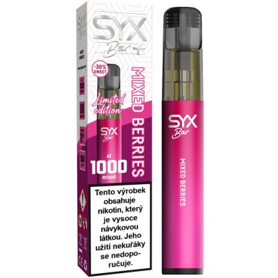 Syx Bar Mixed Berries LTD 16,5 mg 1000 potáhnutí – Hledejceny.cz