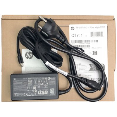 HP adaptér USB-C, 65W, černá 1P3K6AA - originální – Hledejceny.cz