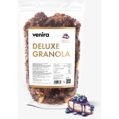 Venira deluxe granola, borůvkový cheesecake 350 g – Zboží Dáma