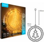 Modee ML-C3007 48LED D30cm stromek v kruhu vánoční dekorace pro okno, 3xAA teplá IP20 352731,00 – Hledejceny.cz