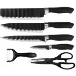 Home Elements sada kuchyňských nožů v mramorovém vzhledu s blokem 6 ks – Zboží Dáma