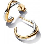 Pandora Bicolor půlkruhové náušnice Essence Shine 263269C00 – Sleviste.cz