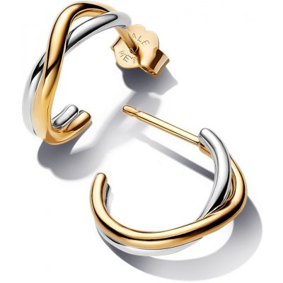 Pandora Bicolor půlkruhové náušnice Essence Shine 263269C00 – Sleviste.cz