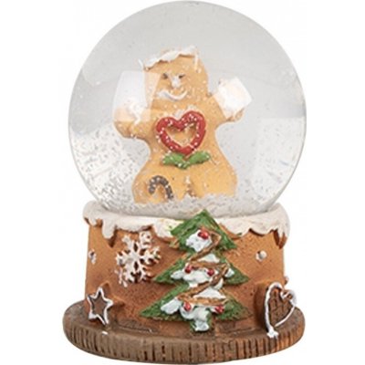 Vánoční sněžítko s perníčkem Gingerbread Ø 5 cm – Hledejceny.cz