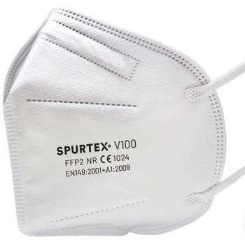 SpurTex nanorespirátor V100 FFP2 NR 1 ks