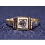 Zlatý zásnubní prsten se zirkonem 292 – Sleviste.cz