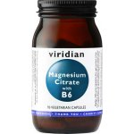 Viridian Magnesium Citrate with Vitamin B6 90 kapslí – Hledejceny.cz