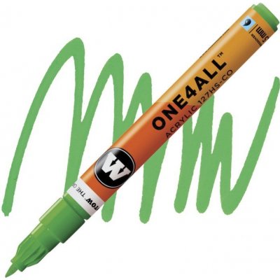 Molotow One4all 127hs CO 222 KACAO77 green – Zboží Mobilmania