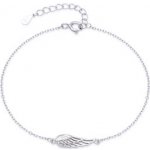 Nubis Dámský stříbrný náramek andělské křídlo NB-1312 – Hledejceny.cz