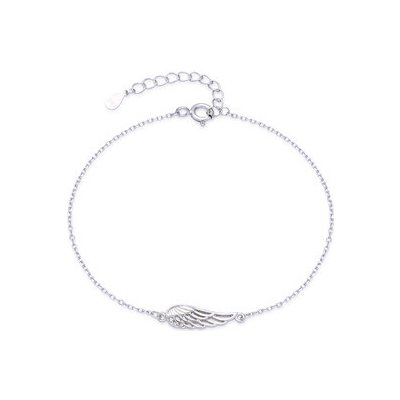 Nubis Dámský stříbrný náramek andělské křídlo NB-1312 – Hledejceny.cz