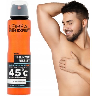L'Oréal Men Expert Thermic Resist 45°C deospray 150 ml – Hledejceny.cz