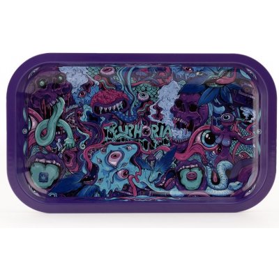 Euphoria kovový balící tácek psychedelic 270 x 160 mm – Zboží Mobilmania