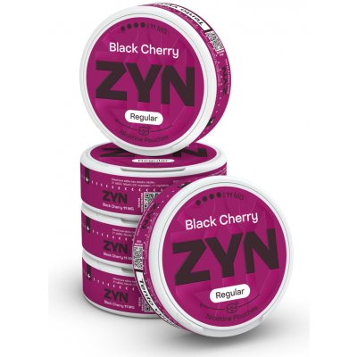 ZYN Black cherry 11 mg 5 krabiček po 21 sáčcích – Sleviste.cz