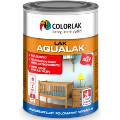 Colorlak Aqualak V1419 0000 0,6 l bezbarvý polomat – Hledejceny.cz