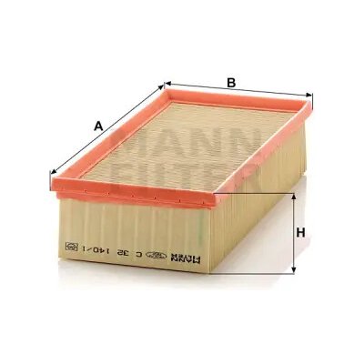 MANN FILTER Vzduchový filtr C 32 140/1 – Hledejceny.cz