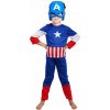 Dětský karnevalový kostým Kapitán Amerika s maskou