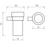 Nimco Bormo keramická nádobka s držákem BR 11058KN-26 – Sleviste.cz