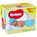 Huggies Pure vlhčené ubrousky 10 x 56 ks