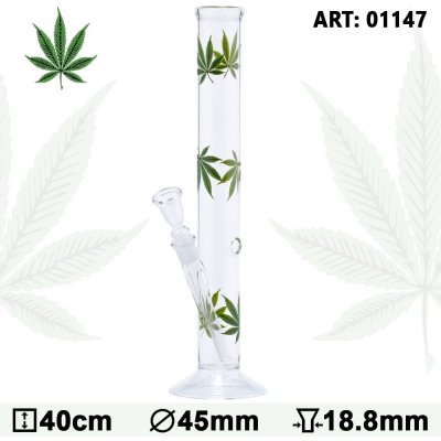 Green Leaf Skleněný bong Multi 40 cm 14,5 mm – Sleviste.cz