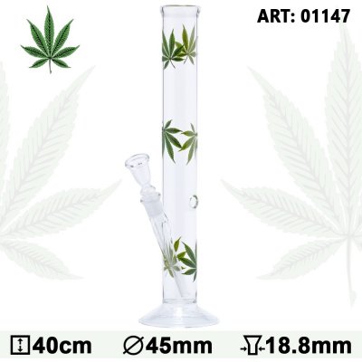 Green Leaf Skleněný bong Multi 40 cm 14,5 mm – Zboží Dáma