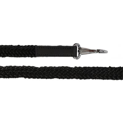 Otěže QHP Liberta s karabinou - černá – Zboží Dáma