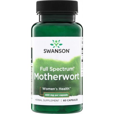 Swanson Full Spectrum Motherwort 400 mg 60 kapslí – Hledejceny.cz