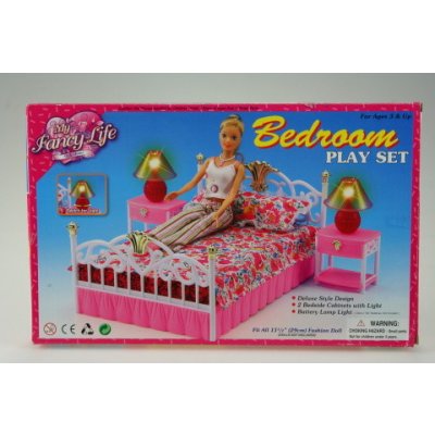 Barbie LOŽNICE II. Postel pro panenky typu