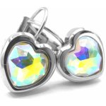 Steel Jewelry náušnice srdce duhové z chirurgické oceli NS220112 – Hledejceny.cz