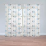 Sablio Záclony Modré ovce: 2ks 150x250cm – Hledejceny.cz